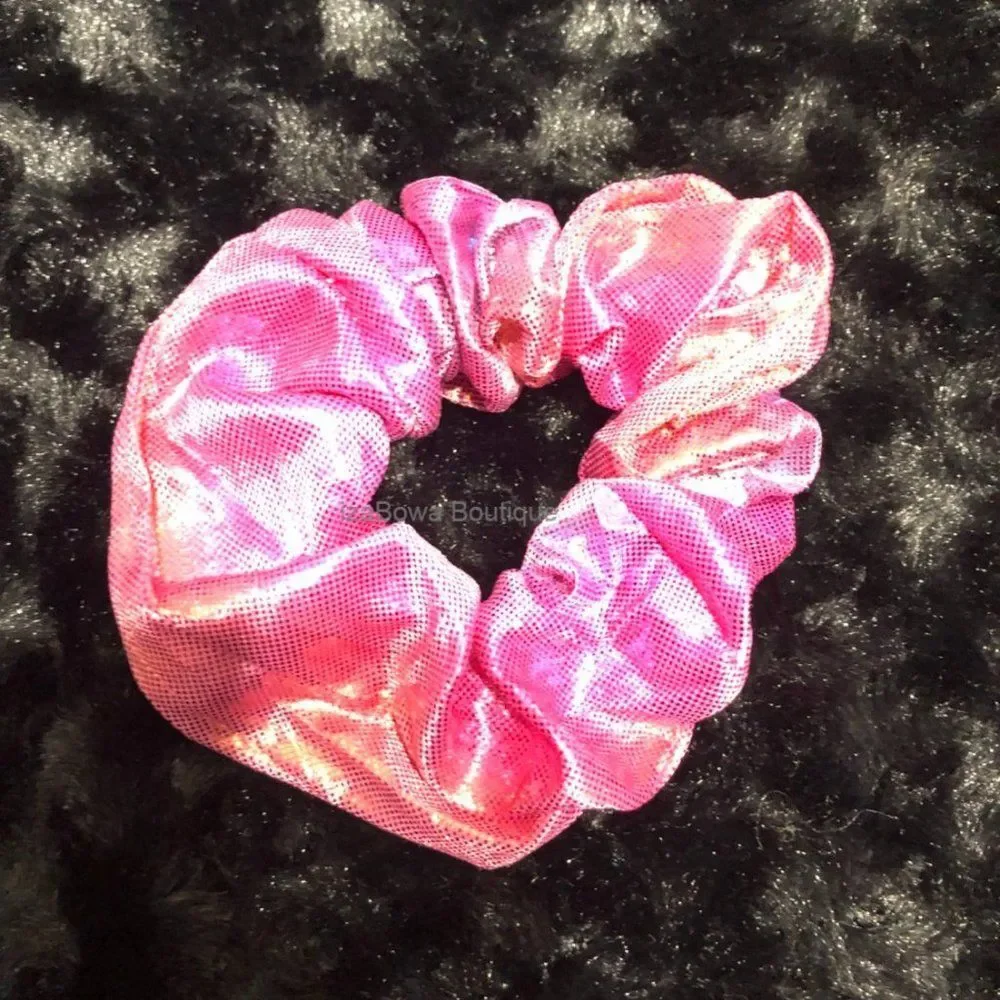 Pink Mermaid Scrunchie  (kids)  SC2877  Handmade NWT Boutique